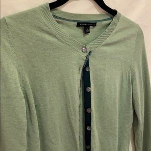Banana Republic Spring Green Cardigan in Small